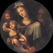 Domenico Beccafumi The Holy Family with Young Saint John around USA oil painting artist